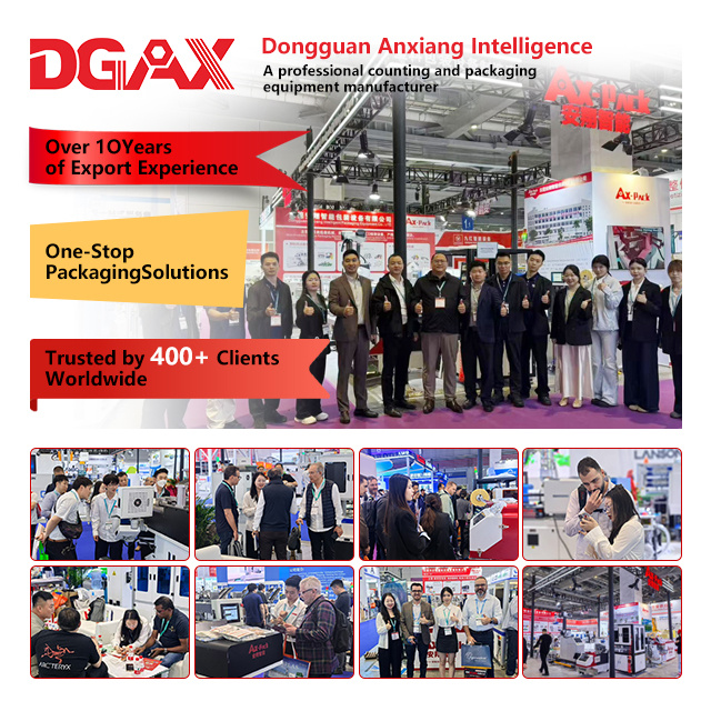 DGAX Automatic Electric Application with PLC Control System Industrial Desktop Counting Packing Machine Small Bag Batch for Metal Medical Parts