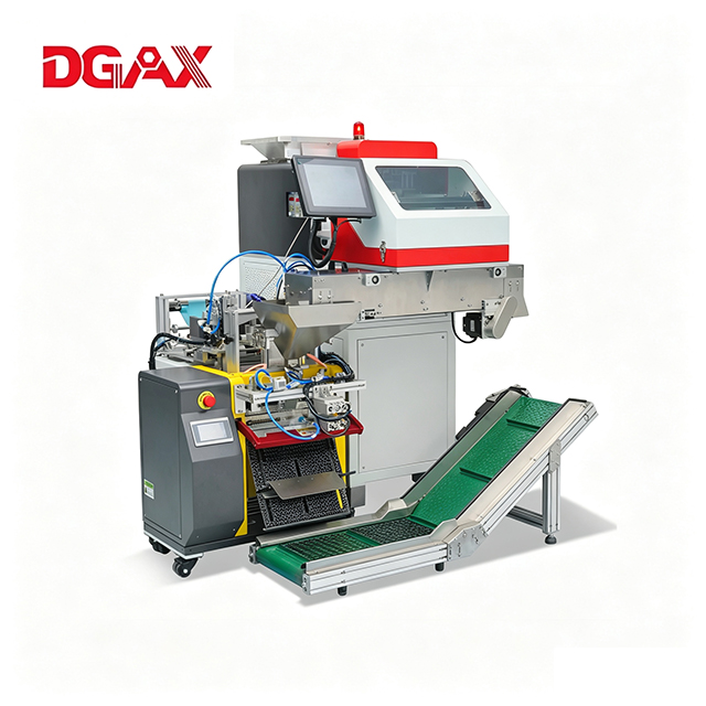 DGAX Automatic Electric Application with PLC Control System Industrial Desktop Counting Packing Machine Small Bag Batch for Rubber O Ring