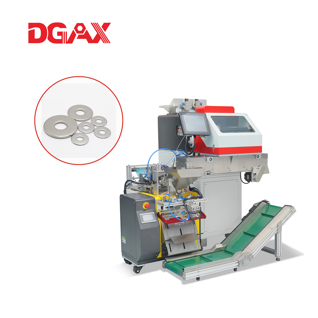 DGAX Automatic Electric Application with PLC Control System Industrial Desktop Counting Packing Machine Small Bag Batch for Plastic Metal Rubber Particles